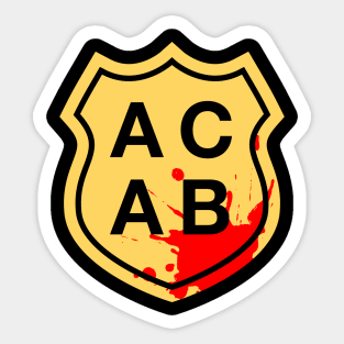 Shield of acab Sticker